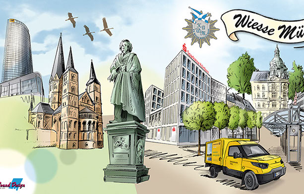 Bühnenbild für KG Wiesse Müüs e.V. Bonn Prunksitzung 2017 im Maritim Bonn ©Frank Engel