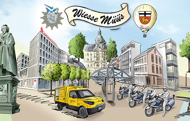 Bühnenbild für KG Wiesse Müüs e.V. Bonn Prunksitzung 2017 im Maritim Bonn ©Frank Engel