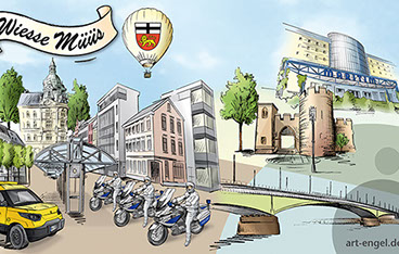 Bühnenbild für KG Wiesse Müüs e.V. Bonn Prunksitzung 2017 im Maritim Bonn ©Frank Engel