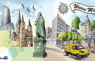 Bühnenbild für KG Wiesse Müüs e.V. Bonn Prunksitzung 2017 im Maritim Bonn ©Frank Engel