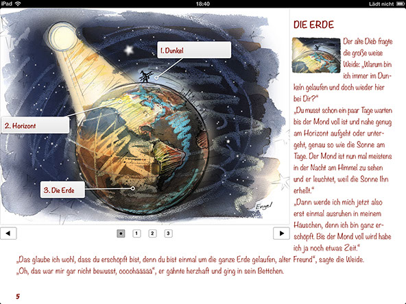 Der Dieb und der Mond EBook/App Der Dieb und der Mond von Anja Weingarten und Frank Engel