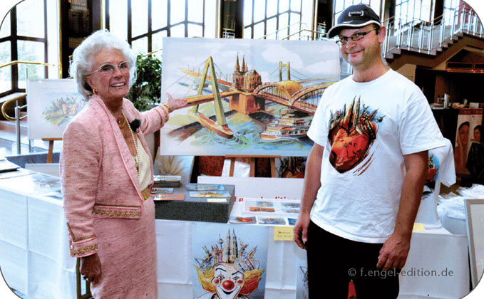 Charlotte Feindt und Frank Engel Benefiz-Event zu Gunsten des Herzzentrums Köln, veranstaltet von Frau Charlotte Feindt im Maritim Hotel in Köln 2009 und 2010