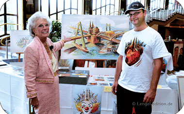 Charlotte Feindt und Frank Engel Benefiz-Event zu Gunsten des Herzzentrums Köln, veranstaltet von Frau Charlotte Feindt im Maritim Hotel in Köln 2009 und 2010