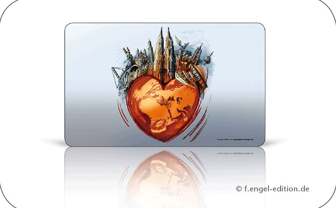 Essbrettchen - Kölsche herz Frühstücksbrettchen von Frank Engel - f.engel-edition by agrippina-design.de