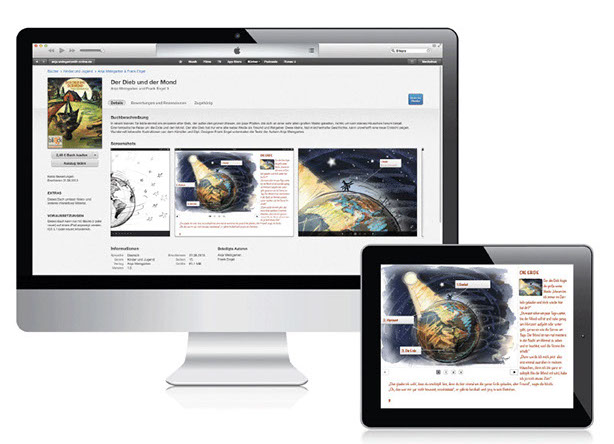 Internet und iPad Der Dieb und der Mond von Anja Weingarten und Frank Engel