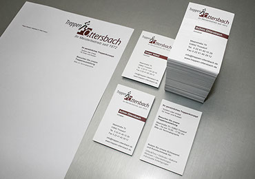 Briefbogen und Visitenkarten Schlagheck Immobilien