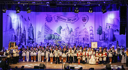 Prunksitzungsauftakt der Wiessen Müüs im Maritim