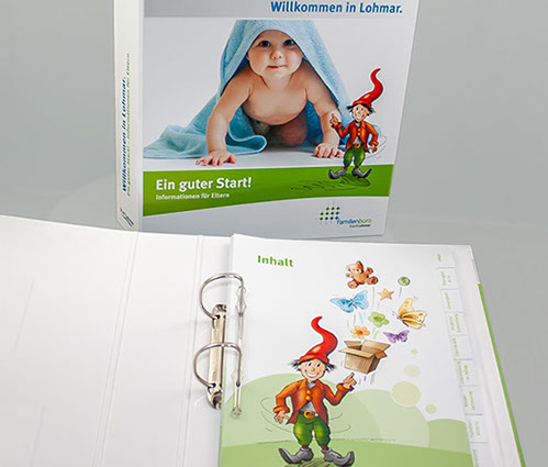 Info-Broschüre für Modellschule Lohmar von Frank Engel