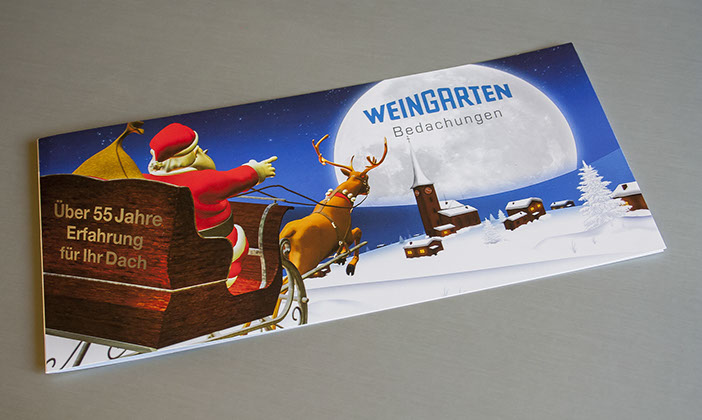 Weihnachtskarte © Frank Engel Weingarten Bedachungen GmbH