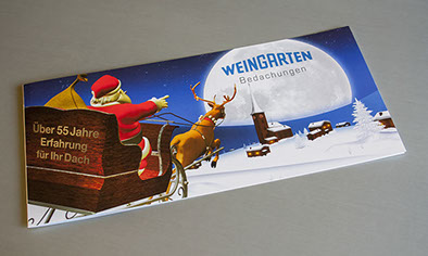 Weihnachtskarte © Frank Engel Weingarten Bedachungen GmbH